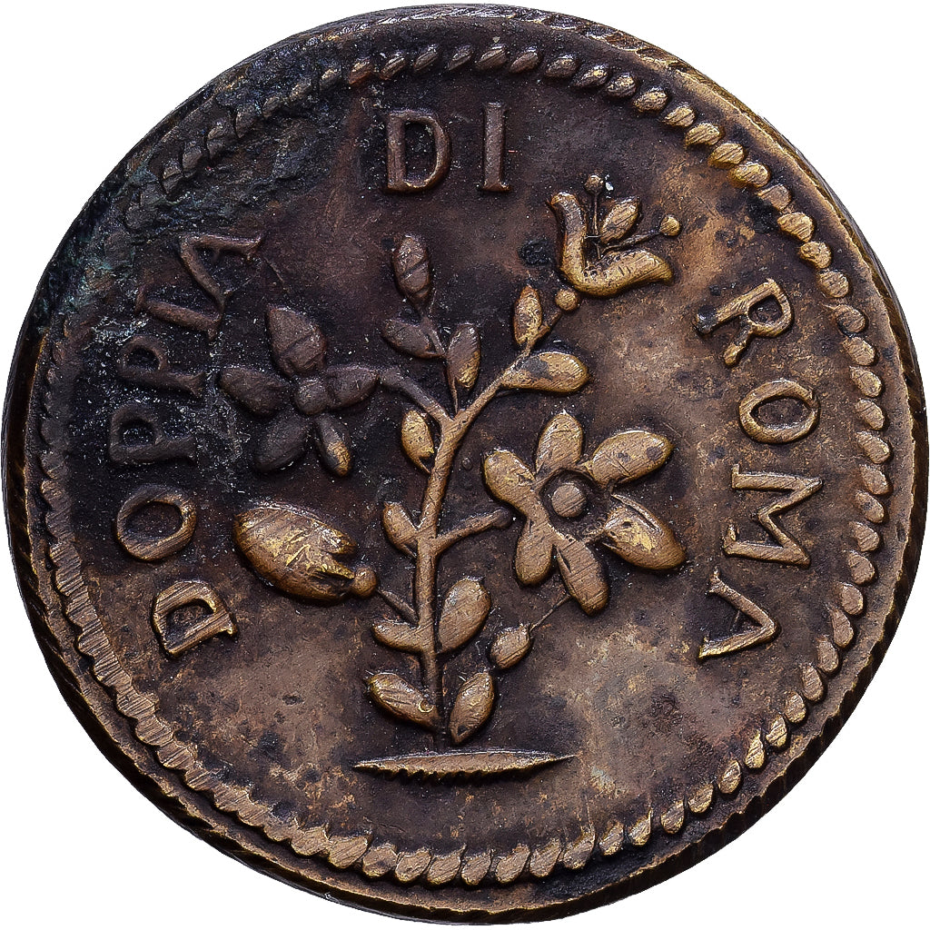 Italy, Poids Monétaire, Doppia de Rome, Brass, EF(40-45)