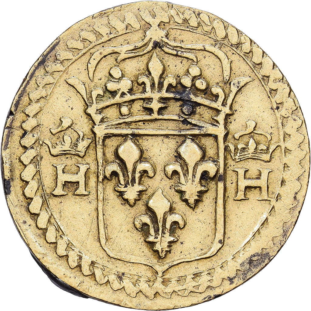 França, Poids monétaire pour le teston, Henri II ou Henri III, Latão