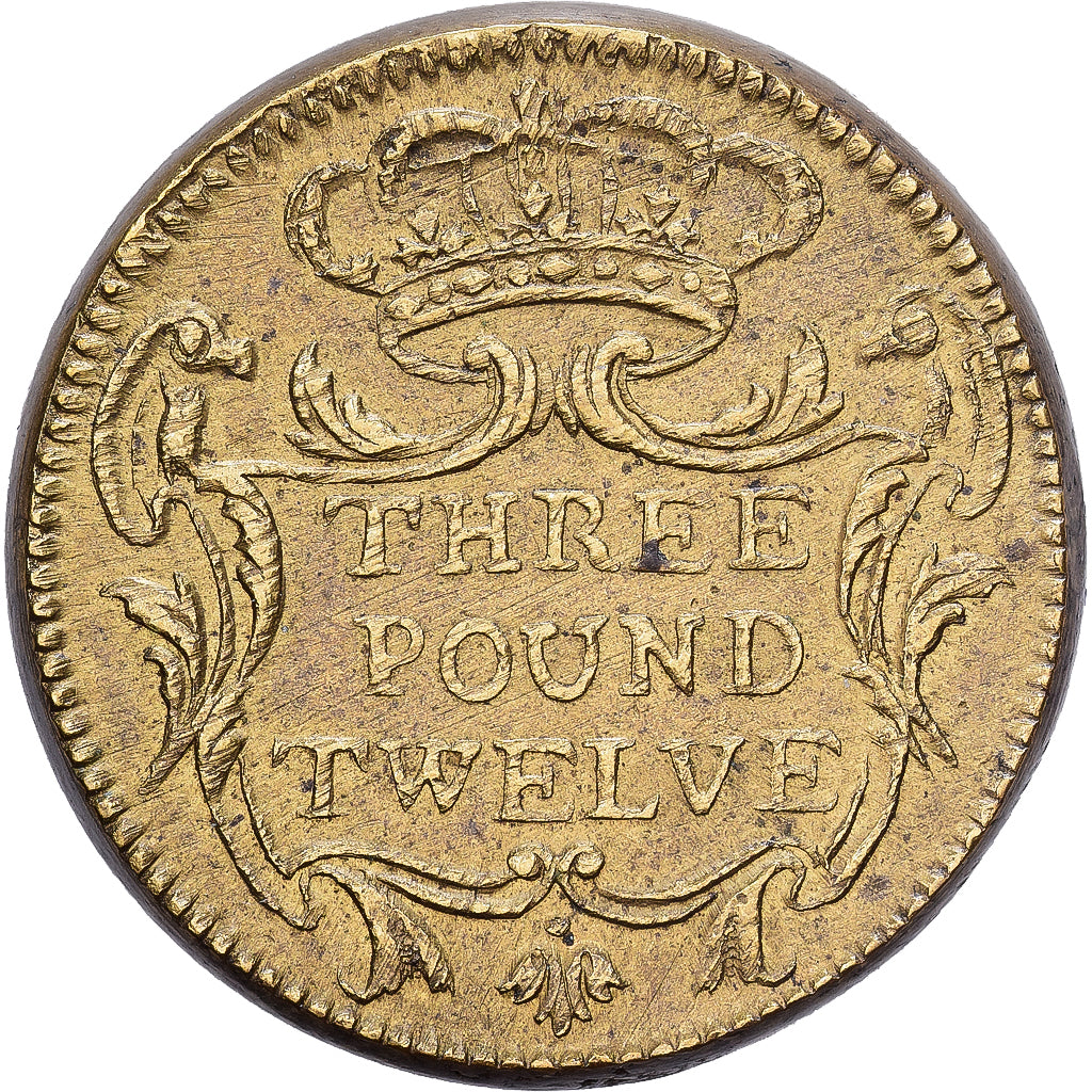 Portugal, Poids Monétaire, 12.800 Réis ou “Dobra”, Brass, EF(40-45)