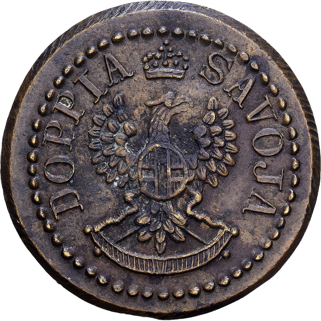 Italy, Poids Monétaire, Doppia de Savoie, Brass, AU(50-53)