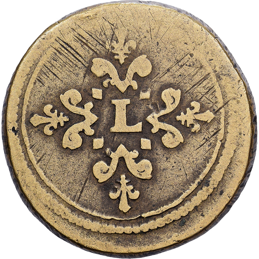 Francia, Poids Monétaire, Louis XIII, Franc de Forme Circulaire, Ottone, MB+