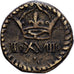 Frankreich, Poids Monétaire, Louis XIII, Quart de Franc de forme circulaire