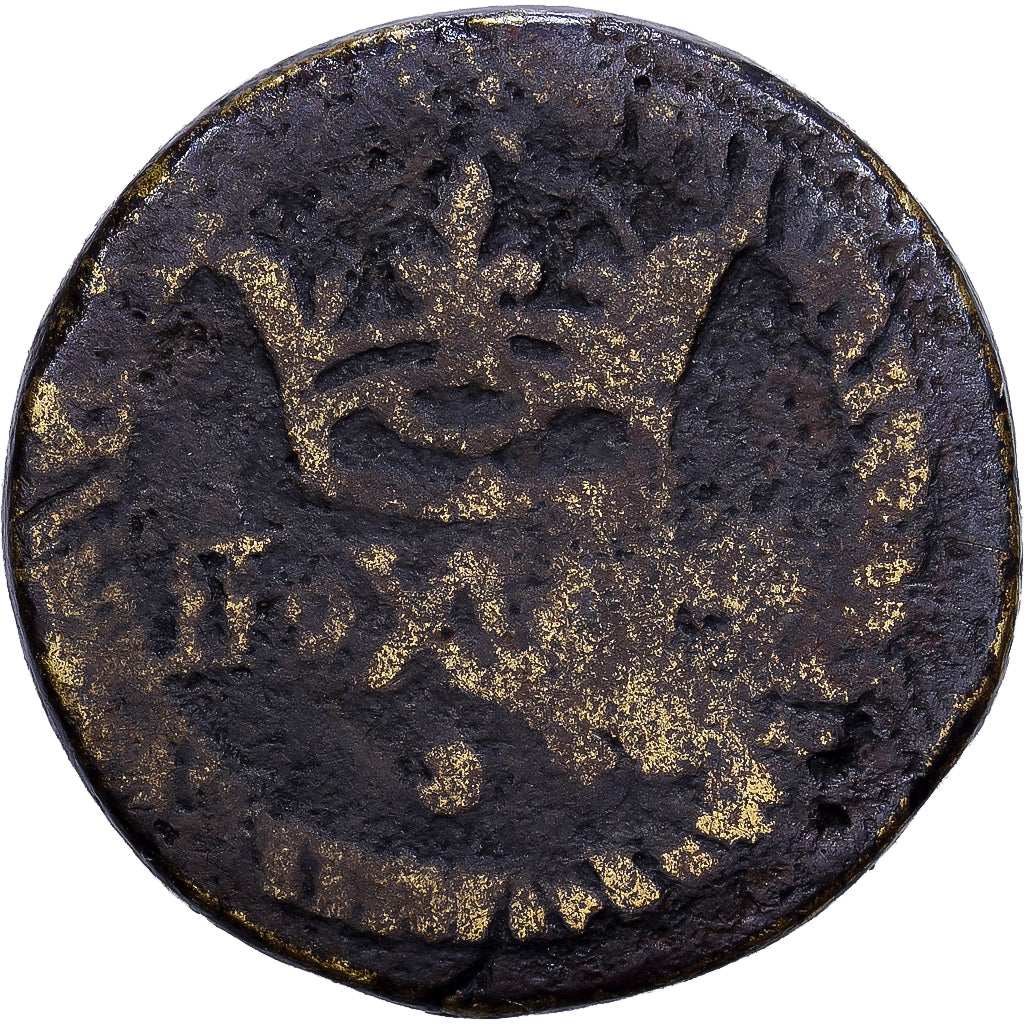France, Poids Monétaire, Louis XIII, Quart de Franc de forme circulaire