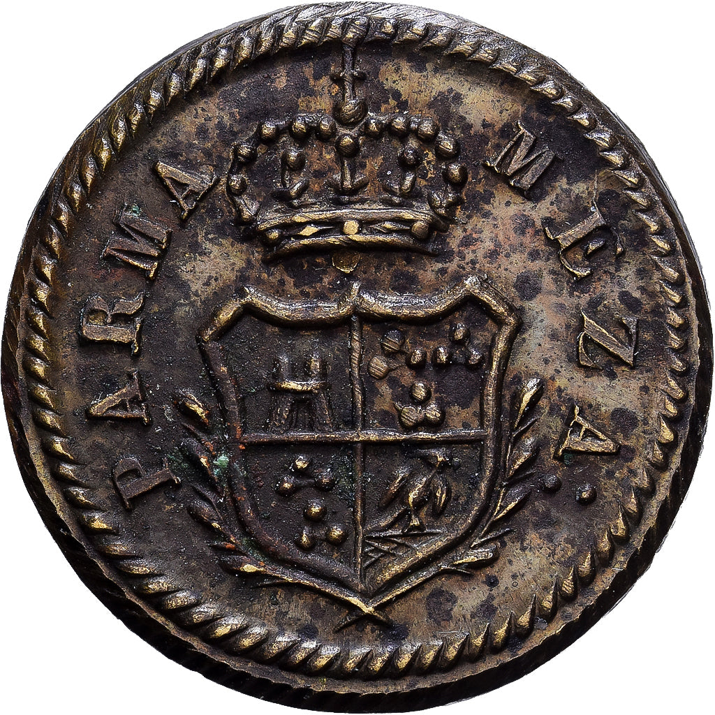 Italy, Poids Monétaire, Doppia di Parma, Brass, AU(55-58)