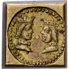 Spain, Poids Monétaire, ISABELLE ET FERDINAND, Ducat d'Or, Brass, AU(50-53)