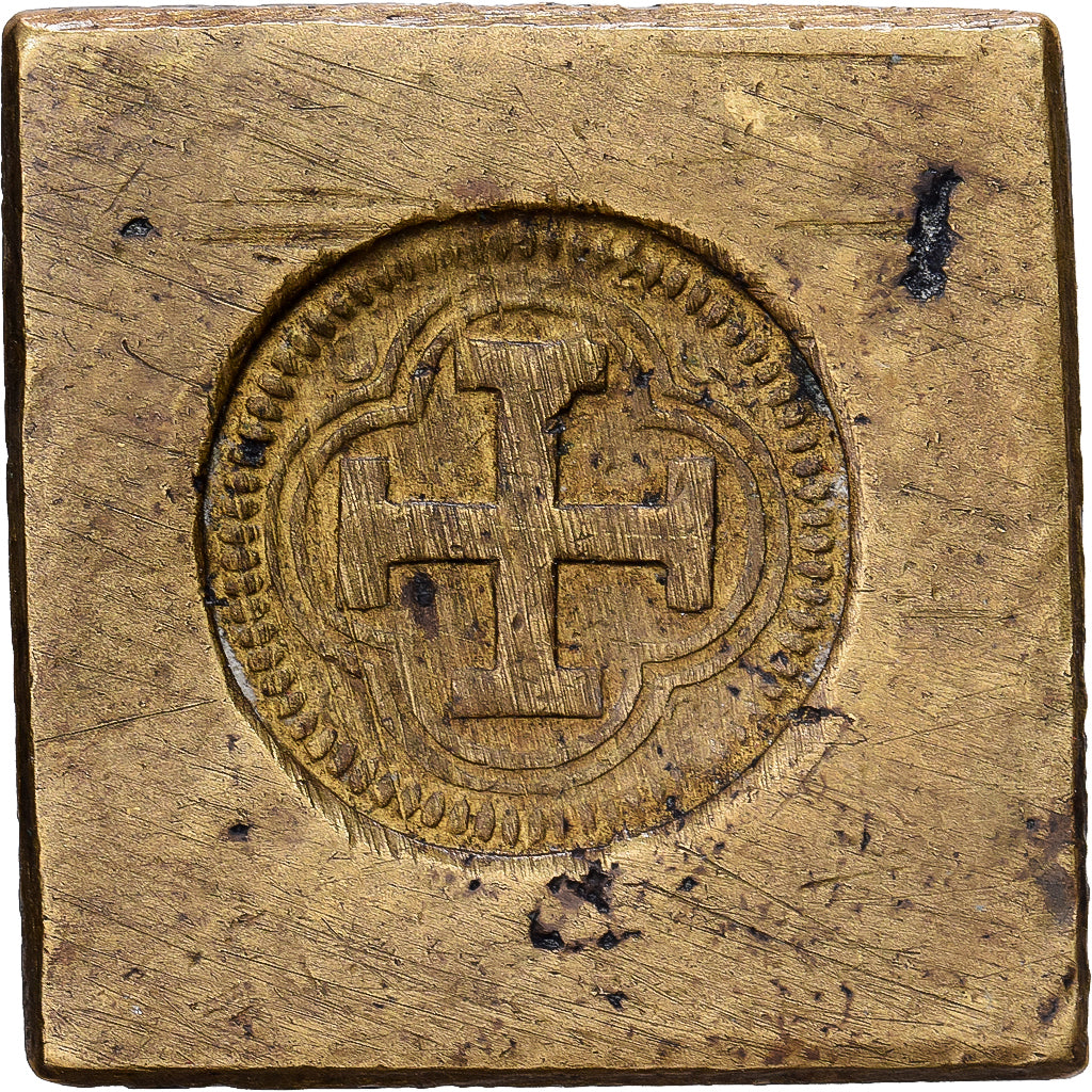 Spain, Poids Monétaire, 8 Reales, Brass, EF(40-45)