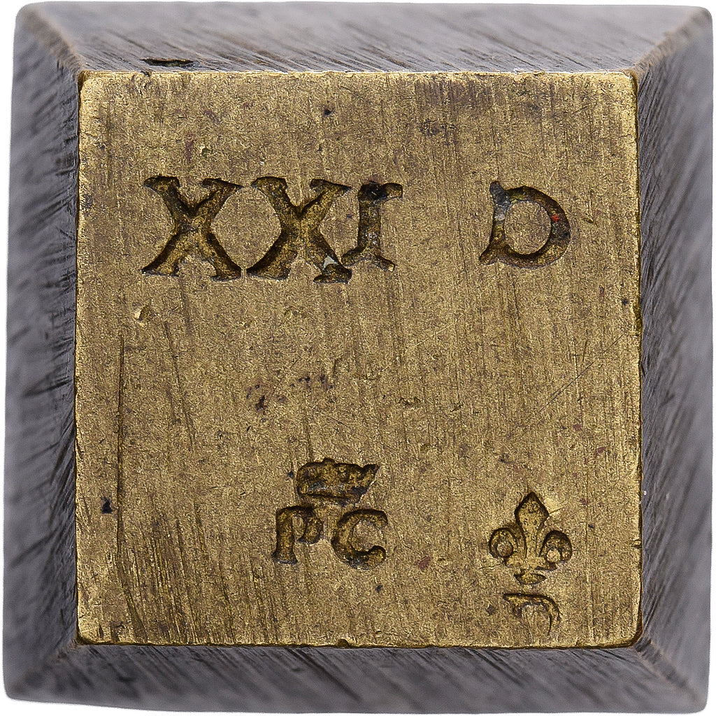 Spain, Poids Monétaire, 8 Écus de Charles Quint, Brass, AU(55-58)