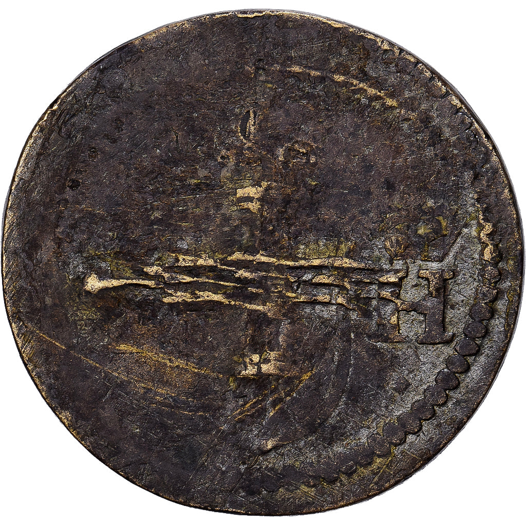 Francja, Poids Monétaire, Henri III à Louis XIV, Huitième d’Ecu, Mosiądz