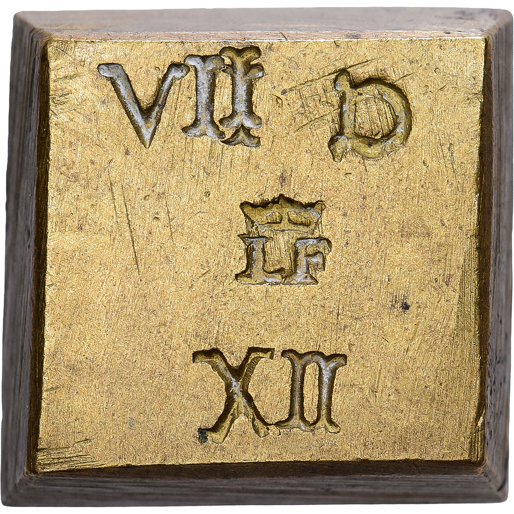 Francia, Poids Monétaire, Henri III à Louis XIV, Quart d'Ecu, Latón, EBC