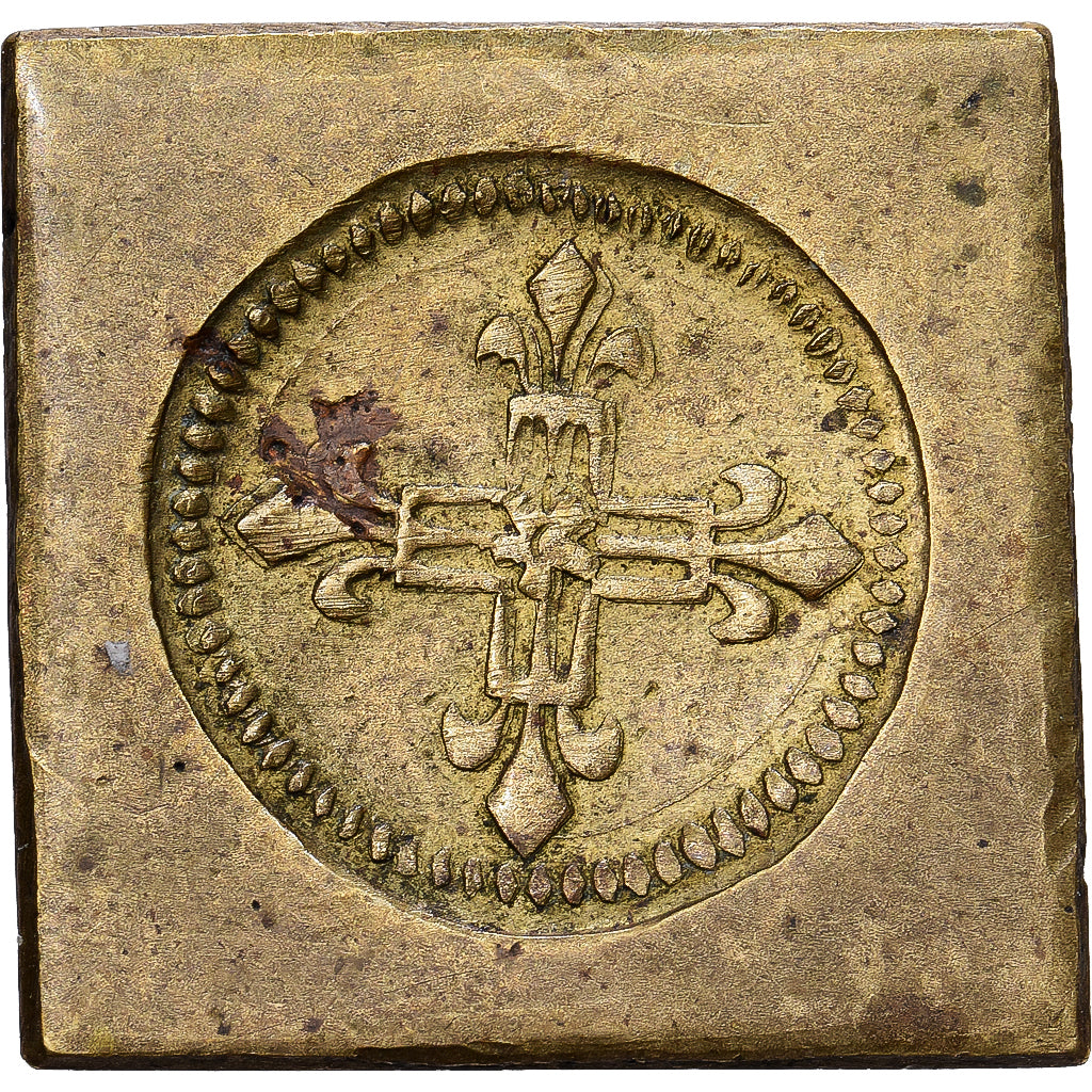 Francia, Poids Monétaire, Henri III à Louis XIV, Quart d'Ecu, Latón, EBC