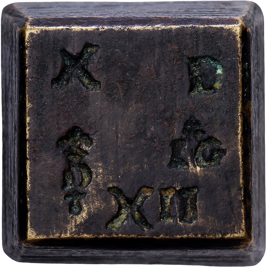 Spain, Poids Monétaire, Charles Quint, Quadruple Pistole, Brass, EF(40-45)