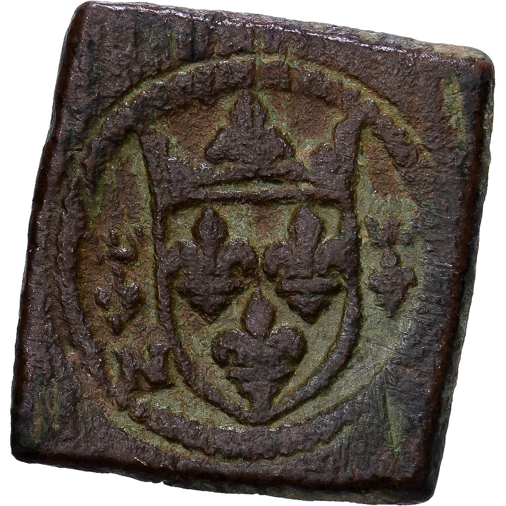 France, Poids Monétaire, Ecu d'Or à la Couronne, Copper, VF(30-35)