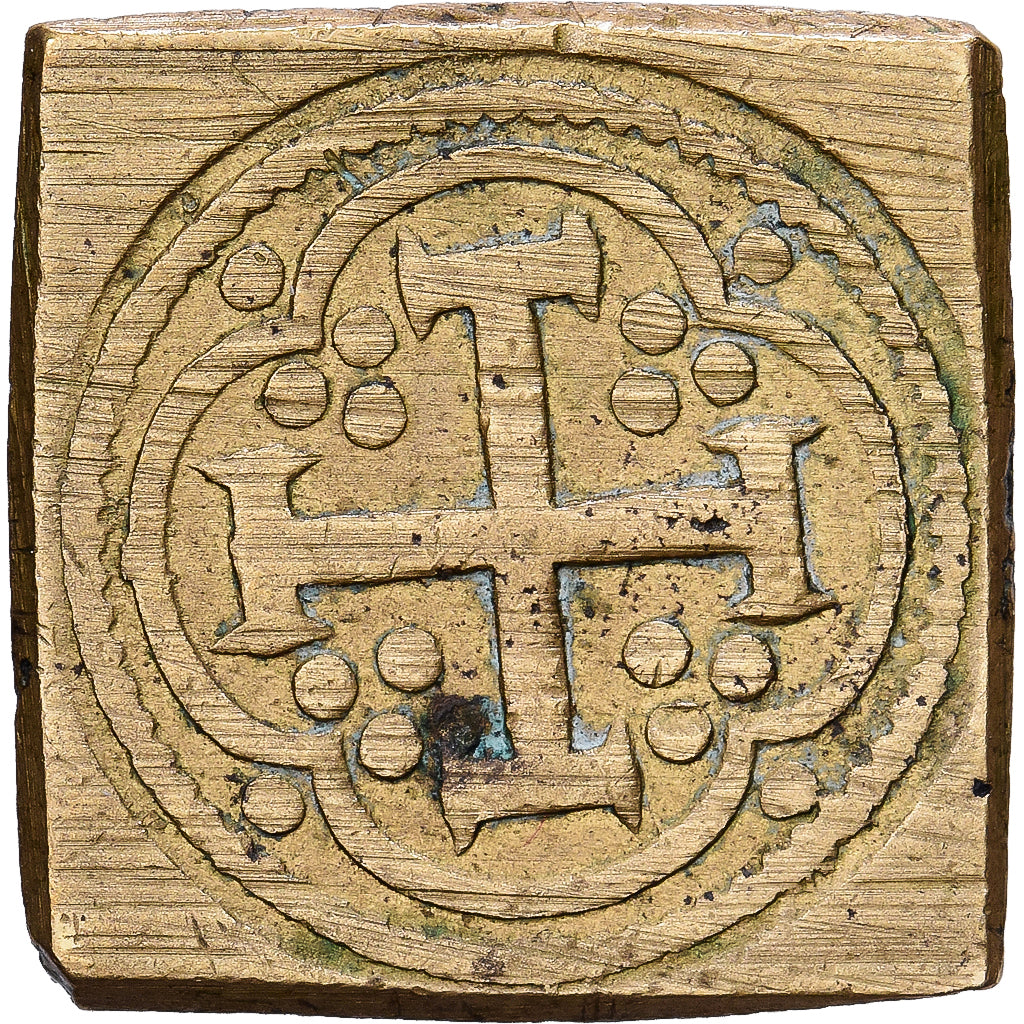 Spain, Poids Monétaire, 2 Escudos, 1650, Anvers, Brass, EF(40-45)