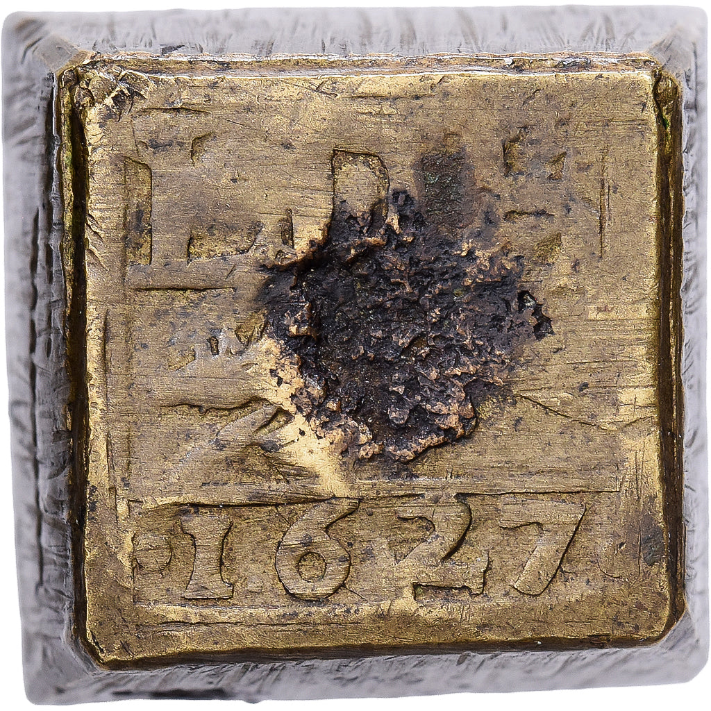Spain, Poids Monétaire, Philippe IV, 8 Reales, 1627, Brass, VF(30-35)