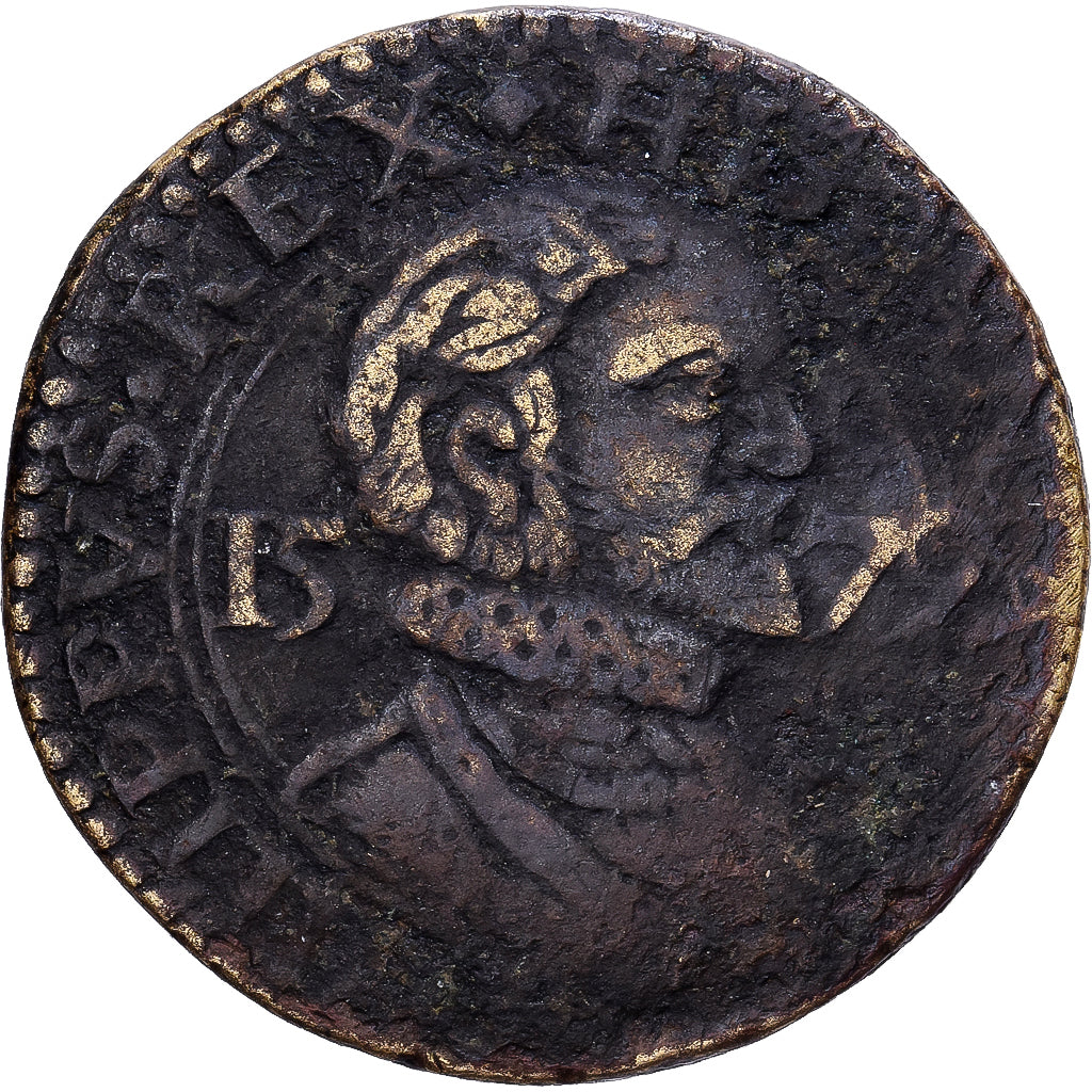 Italy, Poids Monétaire, 1/4 de ducaton de Philippe II d'Espagne, Milan, Brass