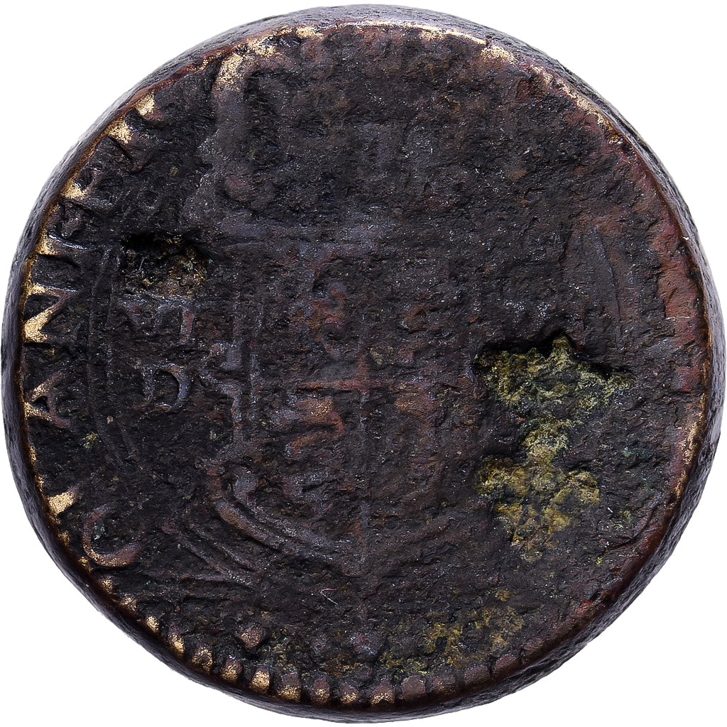 Italy, Poids Monétaire, 1/4 de ducaton de Philippe II d'Espagne, Milan, Brass