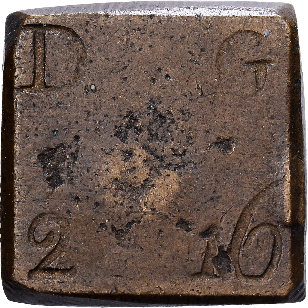United Kingdom, Poids Monétaire, Demi Guinée, Brass, EF(40-45)