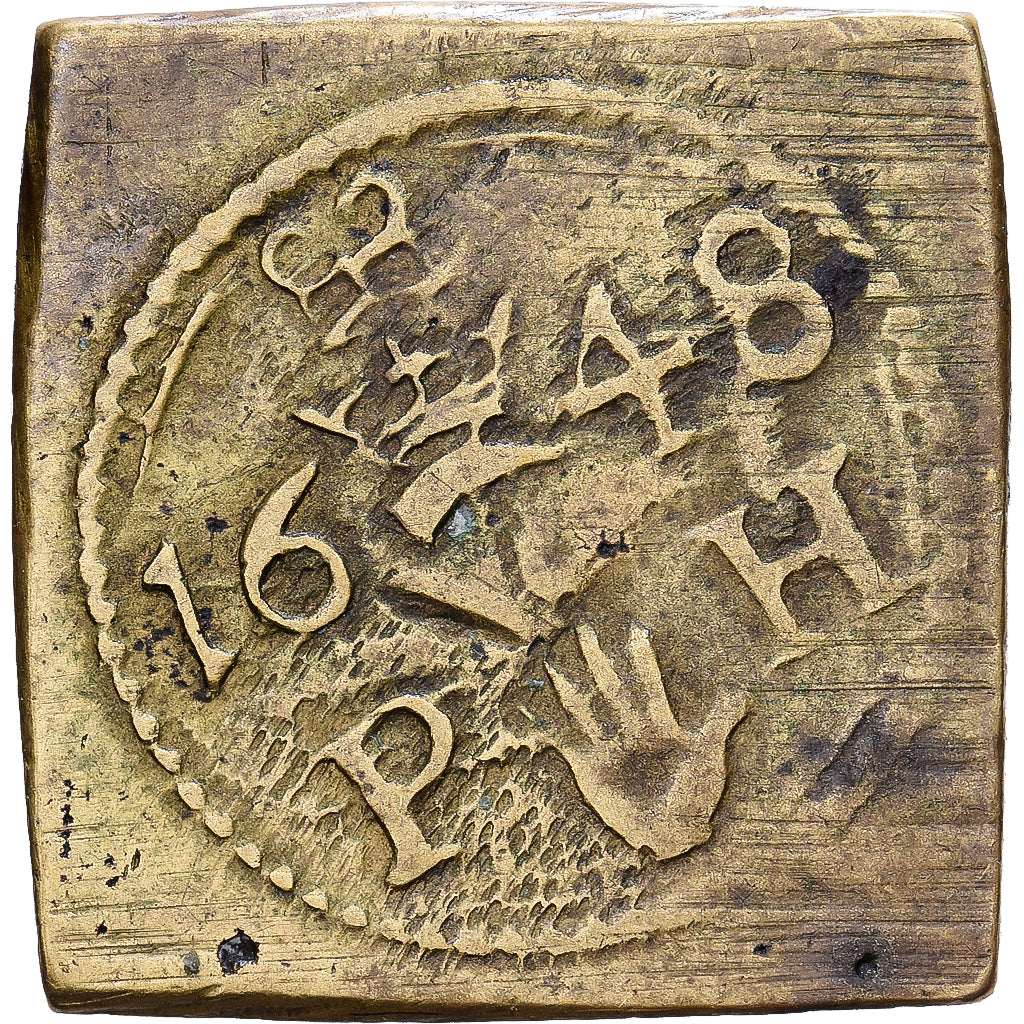 Regno Unito, Poids Monétaire, Angelot d'Or, 1648, Anvers, Ottone, BB