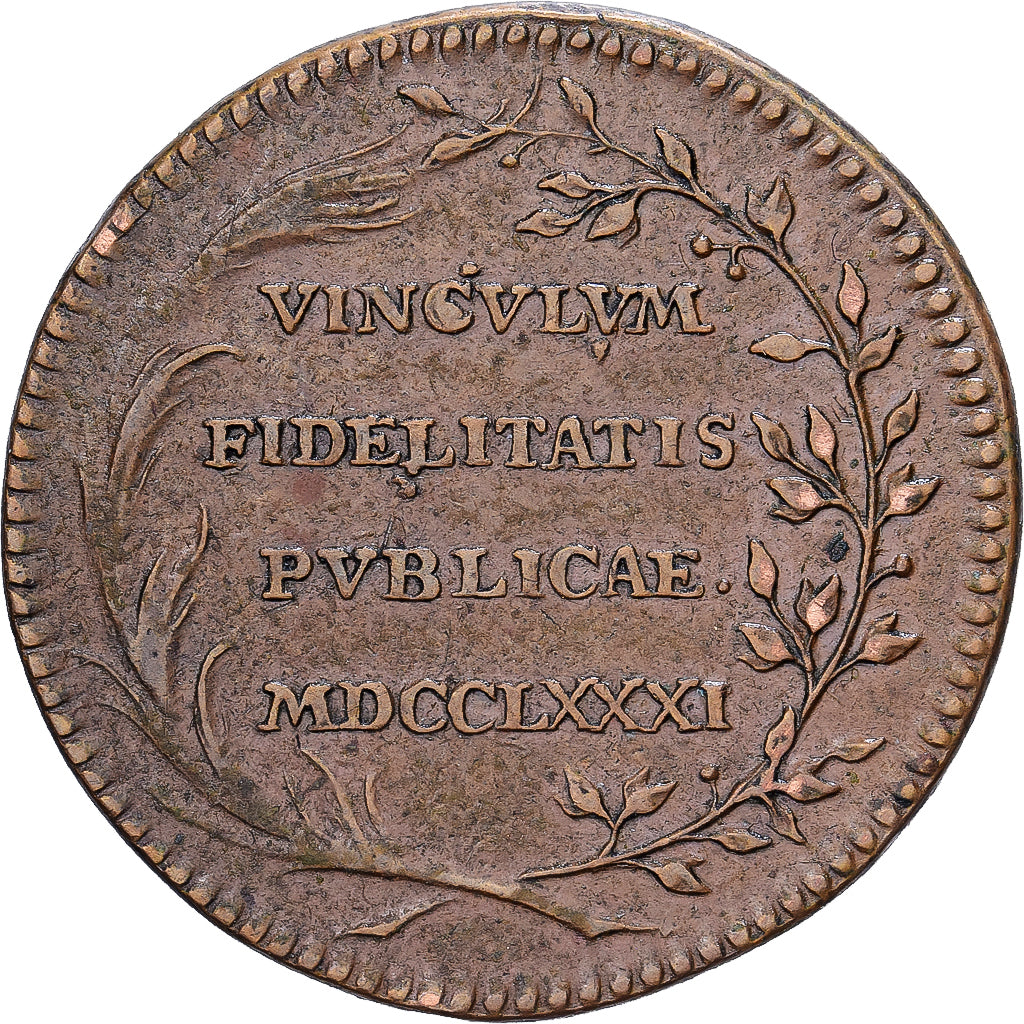 Austria, medaglia, Joseph II, 1781, Rame, BB