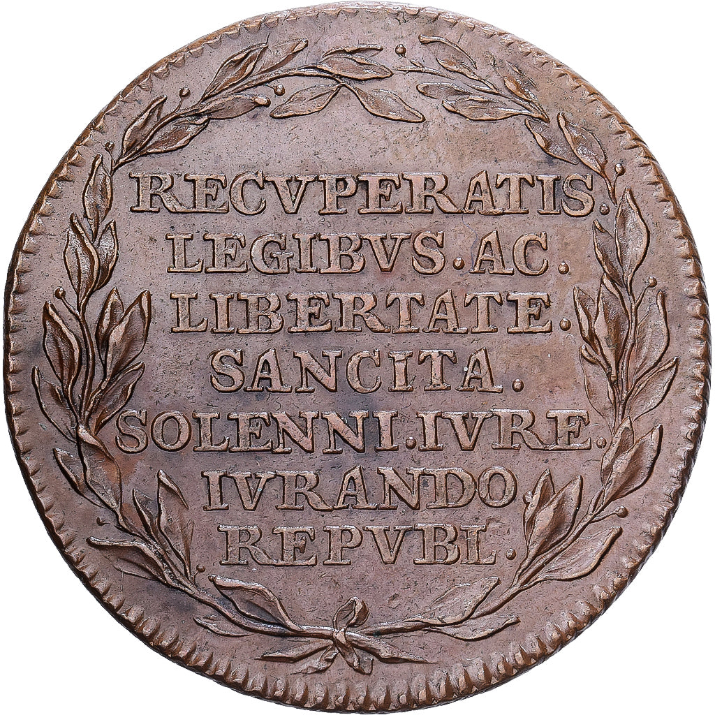 Belgium, -, Token, 1790, Révolution du Brabant, AU(50-53), Copper