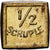 United Kingdom, Poids Monétaire, Apothicaire, 1/2 Scruple, Brass, AU(50-53)