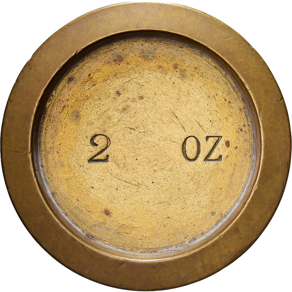 United Kingdom, Poids Monétaire, 2 OZ, Brass, AU(55-58)