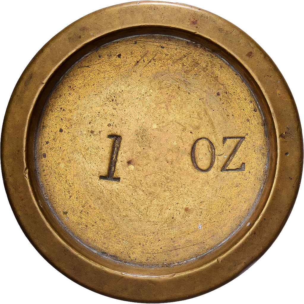 United Kingdom, Poids Monétaire, 1 OZ, Brass, AU(55-58)