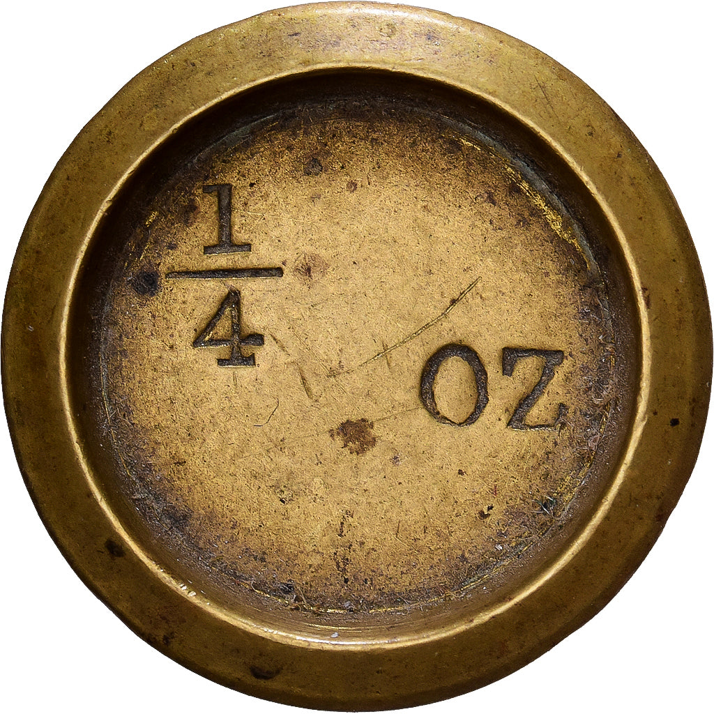 United Kingdom, Poids Monétaire, 1/4 OZ, Brass, AU(55-58)