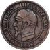 France, Napoleon III, 10 Centimes, 1856 ( 1871 ), Paris, Satirique, Bronze