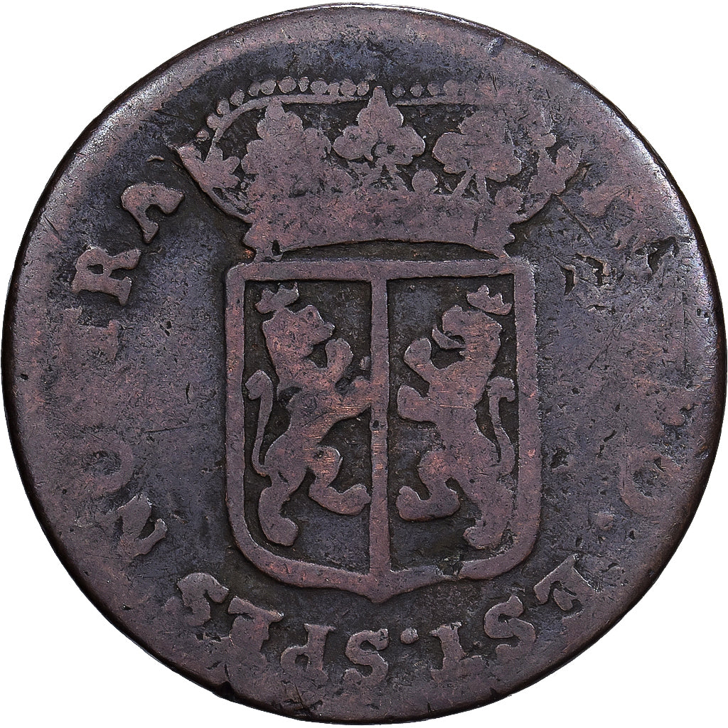 Netherlands, Province of Gelderland, Duit, 1759, Harderwijk, Copper, VF(20-25)