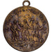 Suisse, Médaille, Fête Fédérale des Sous-Officiers, Lausanne, 1889, Laiton