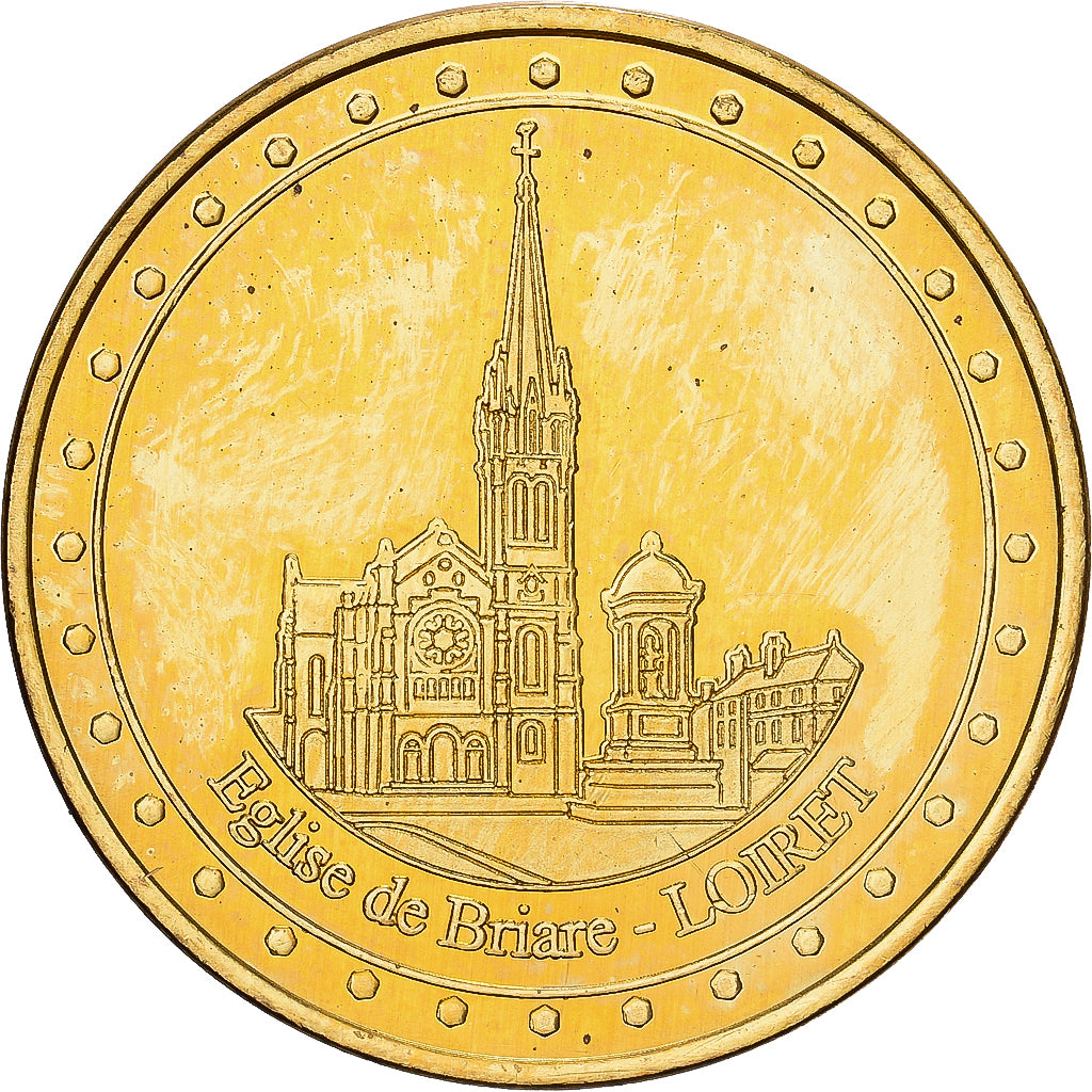 France, Token, Eglise de Briare, Loiret, 2009, Copper-nickel Aluminium, MS(63)