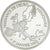 Francia, medalla, L'Europe, Naissance de l'Euro Fiduciaire, 2002, Cobre -