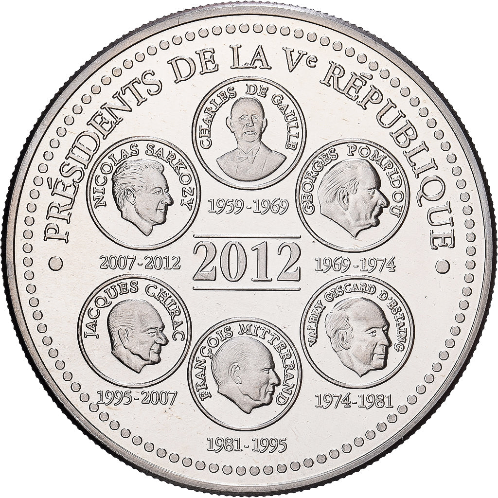 France, Medal, L'Elysée, 2012, Copper-nickel, MS(65-70)