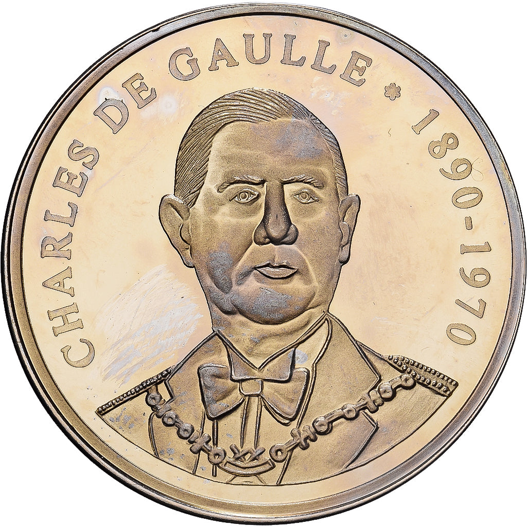 Frankreich, Medaille, Général de Gaulle, Président de la République, Copper