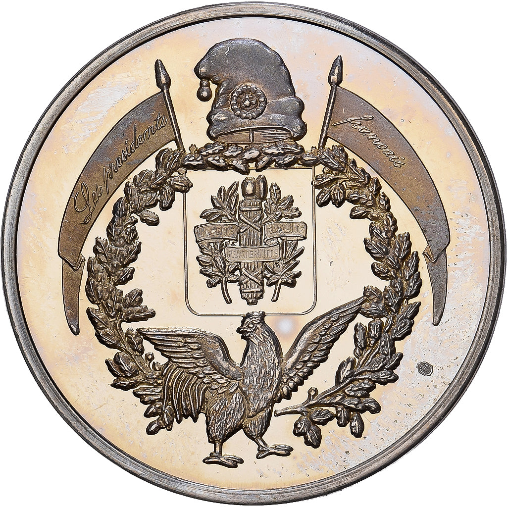 Frankreich, Medaille, Général de Gaulle, Président de la République, Copper