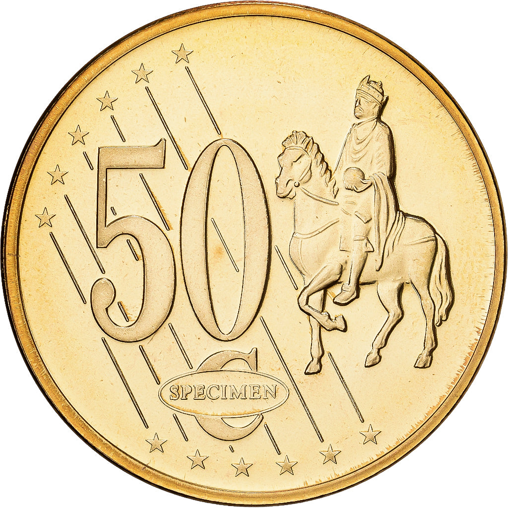 Vatican, 50 Euro Cent, 50 C, Essai-Trial Benoit XVI, 2007