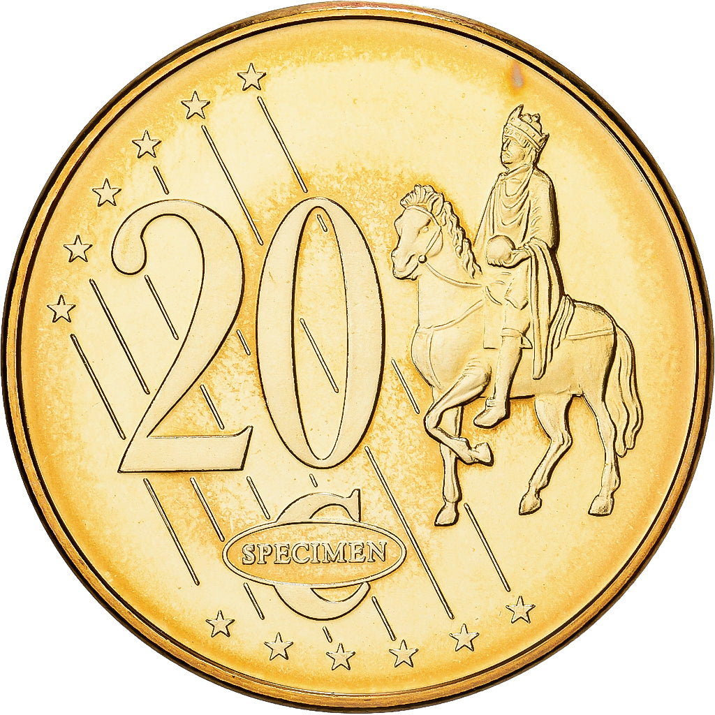 CITTÀ DEL VATICANO, 20 Euro Cent, 20 C, Essai-Trial Benoit XVI, 2007