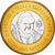 CITTÀ DEL VATICANO, medaglia, 1 E, Essai-Trial Benoit XVI, 2008, Bi-metallico