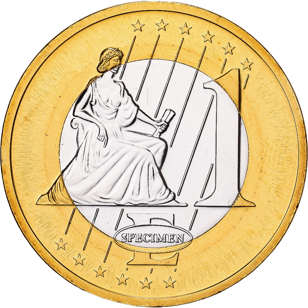 Vatican, Medal, 1 E, Essai-Trial Benoit XVI, 2008, Bi-Metallic, MS(65-70)
