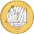 CITTÀ DEL VATICANO, medaglia, 1 E, Essai-Trial Benoit XVI, 2008, Bi-metallico