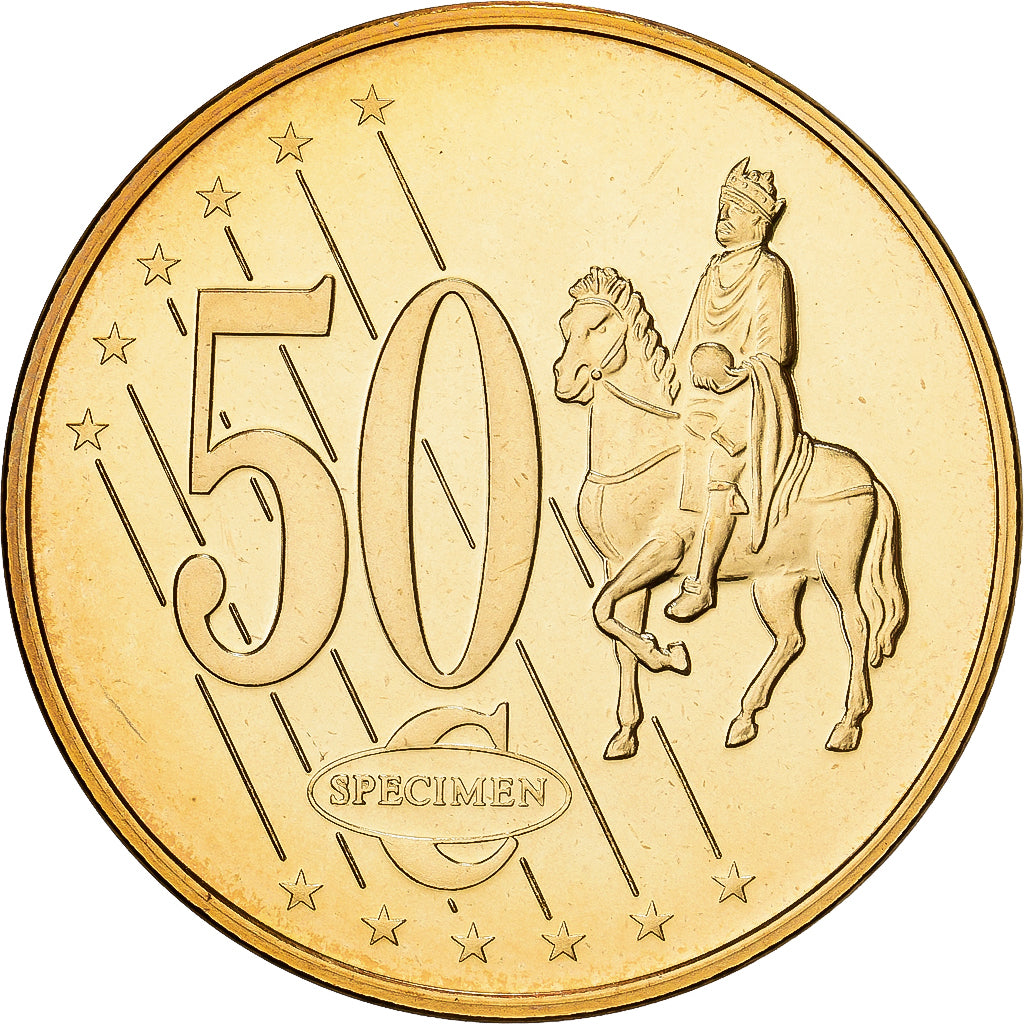 Vatican, Medal, 50 C, Essai-Trial Benoit XVI, 2008, Brass, MS(65-70)
