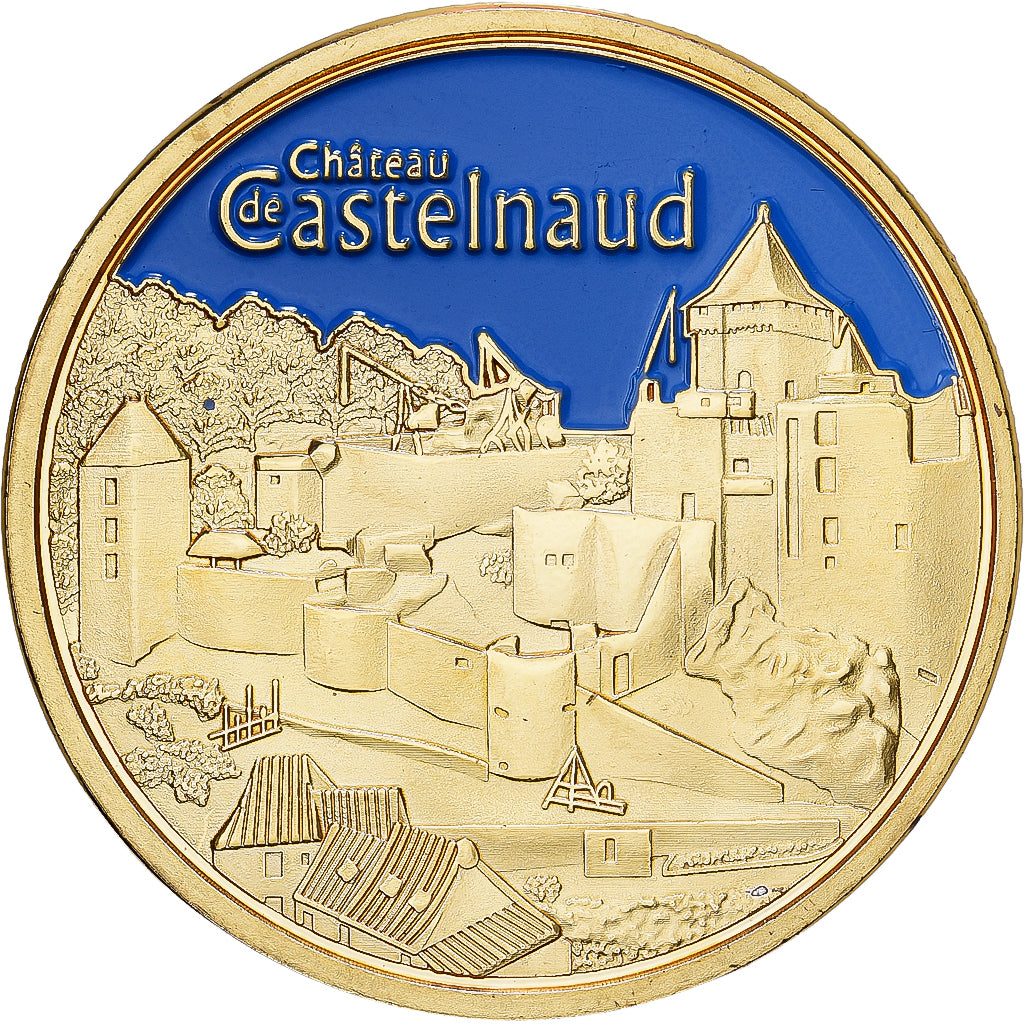 France, Token, 24/ Castelnaud - Château, Copper-nickel Aluminium, Souvenirs et