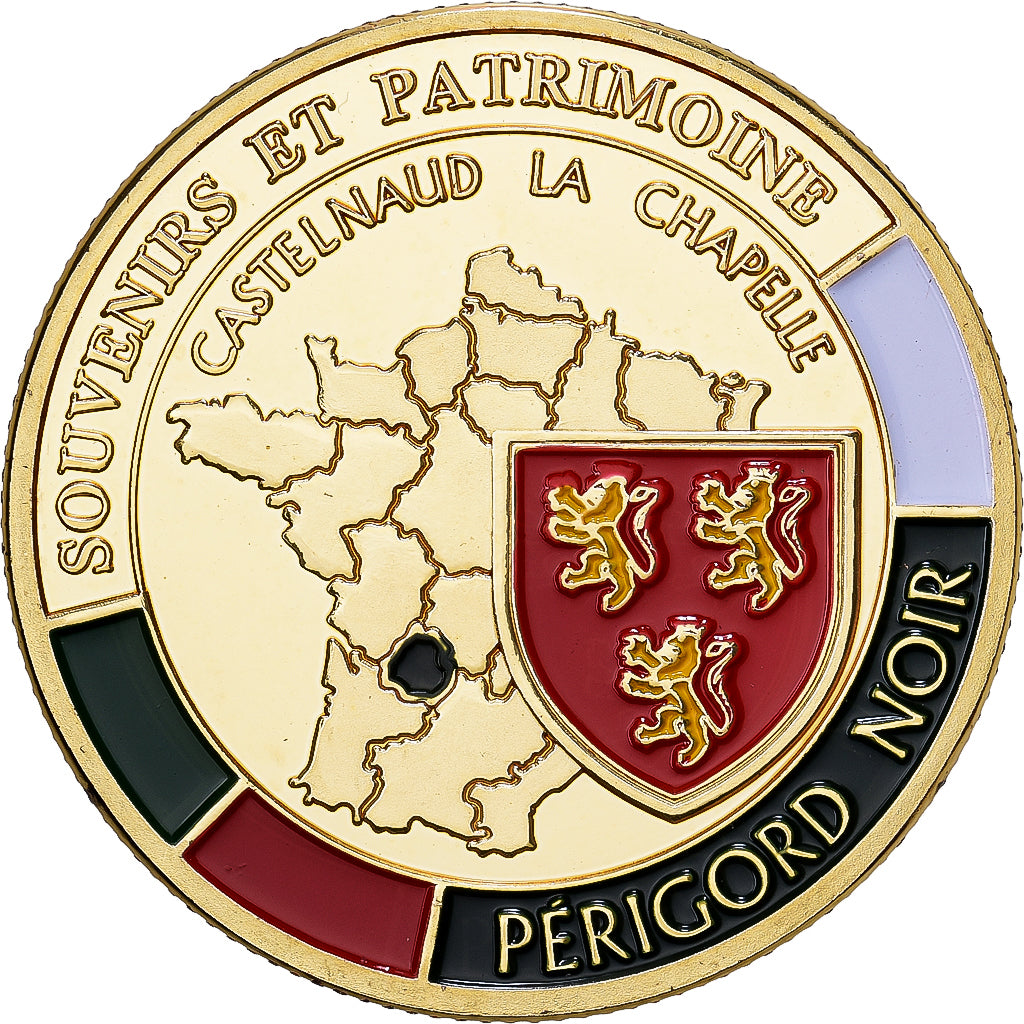 France, Token, 24/ Castelnaud - Château, Copper-nickel Aluminium, Souvenirs et