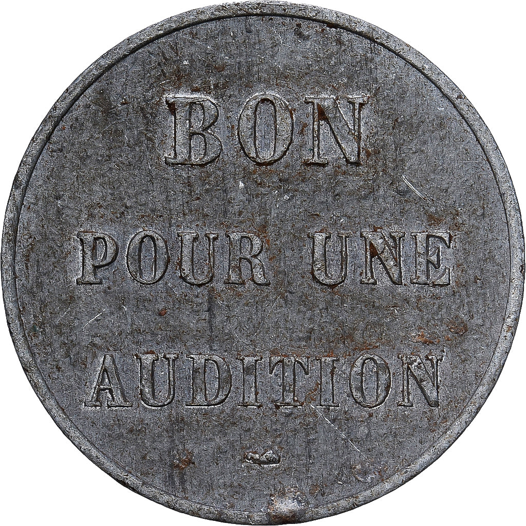 France, Token, Bon pour une audition, Zinc, EF(40-45)