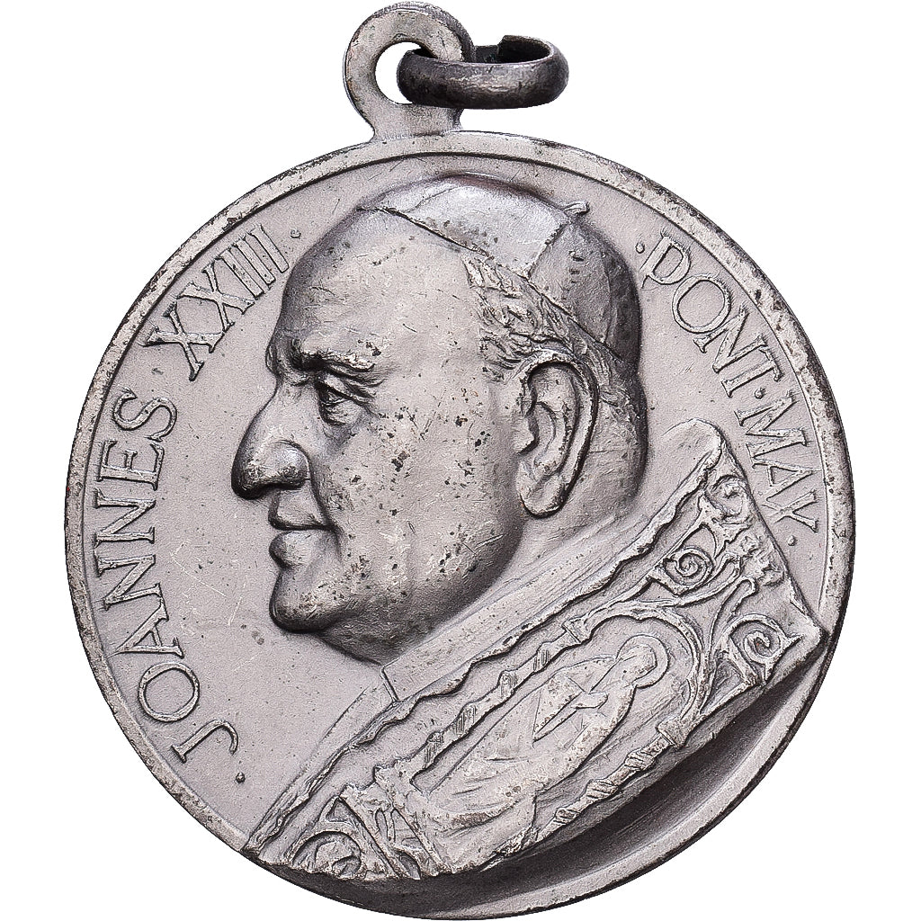 Vatican, Médaille, Le Pape Jean XXIII, Bronze argenté, TTB+