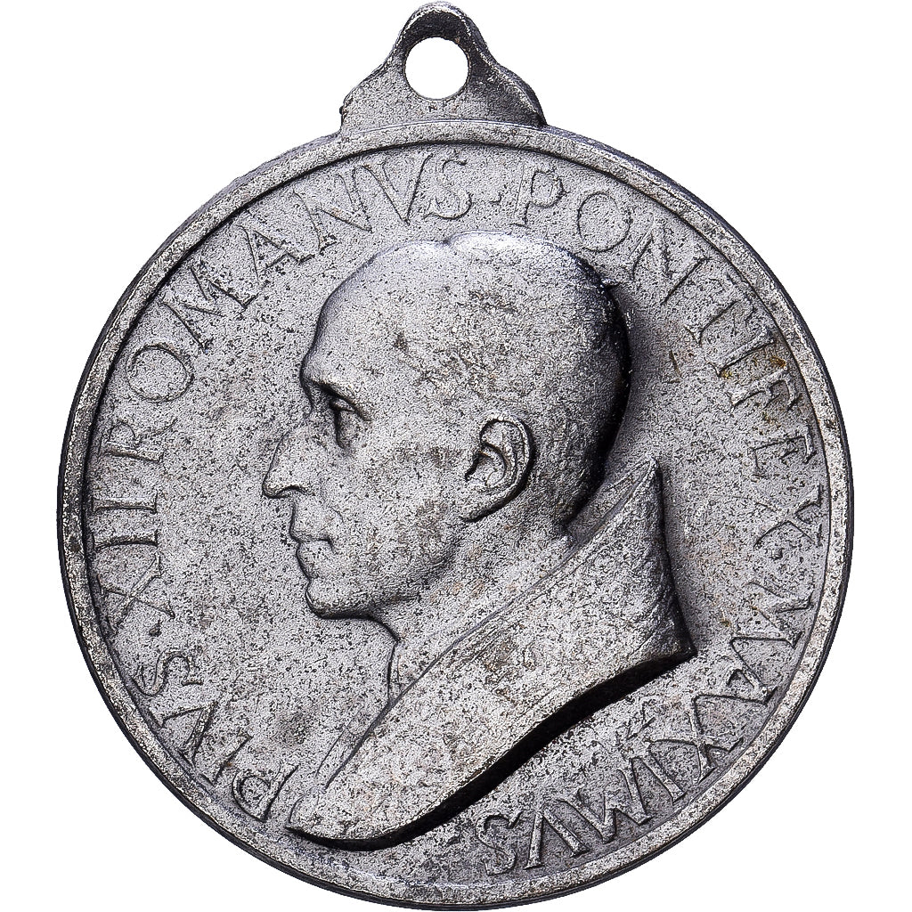 Vatican, Medal, Le Pape Pie XII, 1950, Silvered bronze, Mistruzzi, AU(50-53)