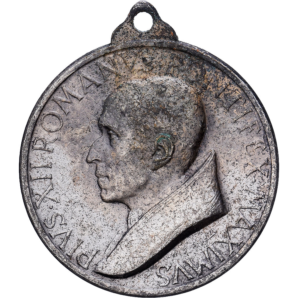 Vatican, Medal, Le Pape Pie XII, 1950, Silvered bronze, Mistruzzi, EF(40-45)