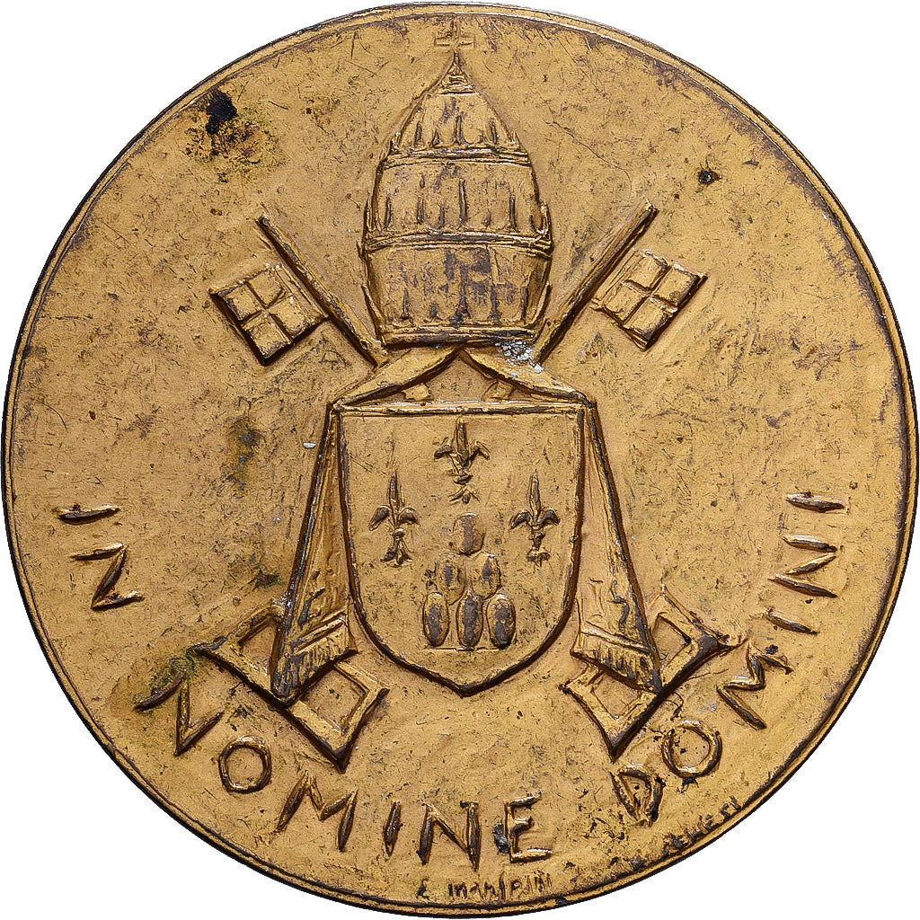 Vatican, Medal, Le Pape Paul VI, Gilt Bronze, VF(30-35)