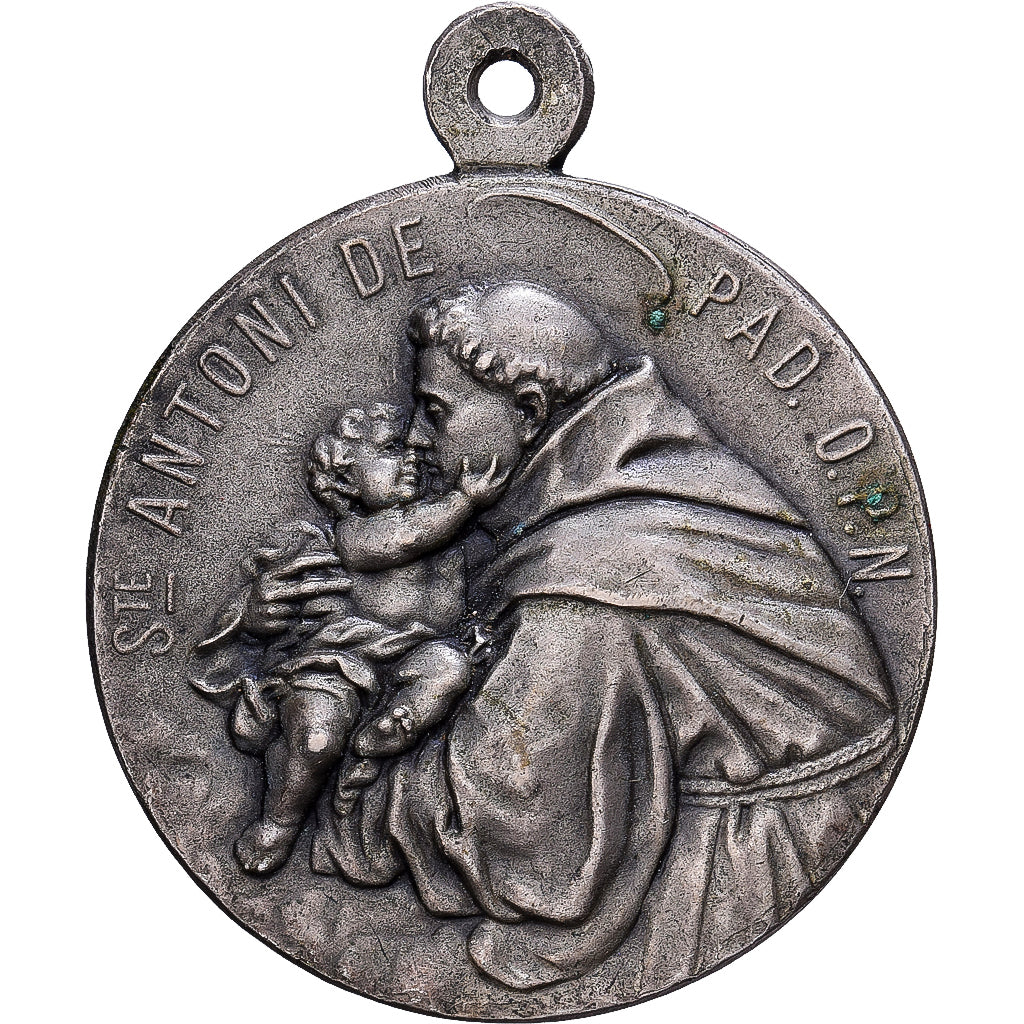 Vatican, Medal, Le Pape Pie XI, Silvered bronze, Saint Antoine de Padoue
